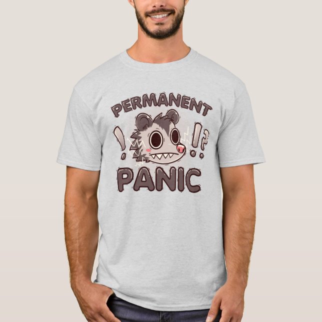 T-shirt Opossum permanent de panique (Devant)