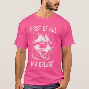 T-shirt Opossum Possum D'Abord Je Suis Un Bon Sarcast