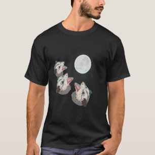 T-shirt Opossum Trois Opossum Lune Opossum