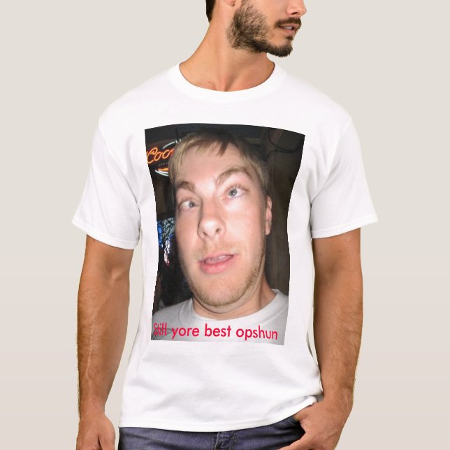 T-shirt Opshun bigle et toujours jadis le meilleur (Devant)