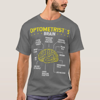 T-shirt Optician Brain Optomestry Glasses Eye Whisperer