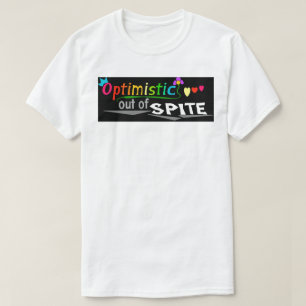 T-shirt "Optimiste" en couleurs