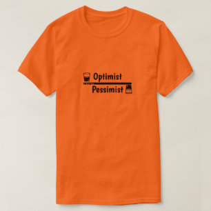 T-shirt Optimiste/Pessimiste - Une chemise MisterP
