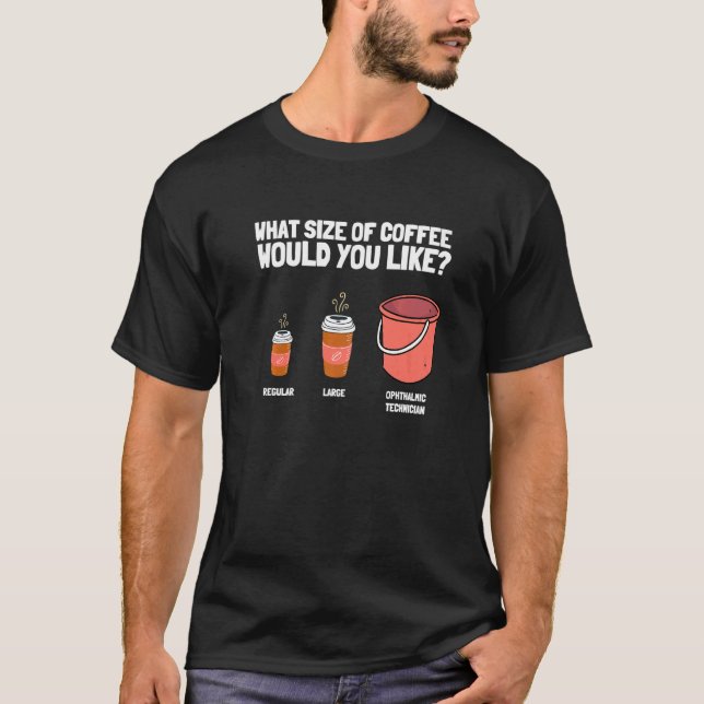 T-shirt Optométrie Et Opticien Technicien Ophtalmique (Devant)