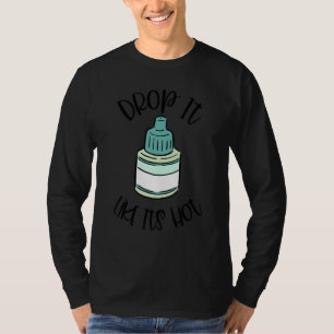 T-shirt Optométrie OEil tomber comme il est chaud Optométr