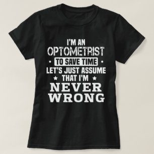 T-shirt Optométriste