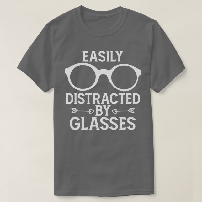 T-shirt Optométriste Drôle Dire Des Lunettes De Vue Facile (Design devant)