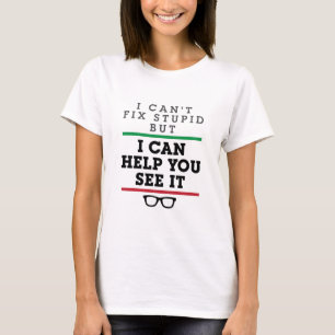 T-shirt Optométriste Optométrie Ophtalmologie Voir Stupi