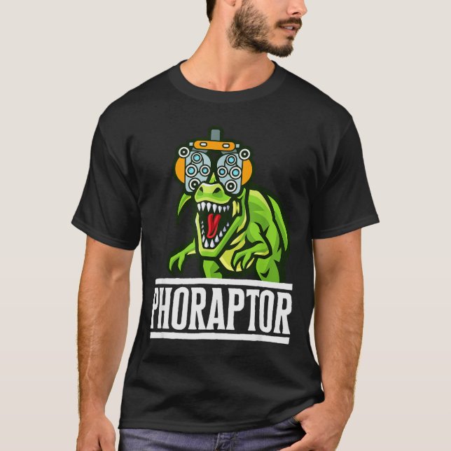 T-shirt Optometry Machine Phoropter Funny Optometrist Phor (Devant)