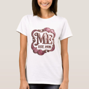 T-shirt Or classique ME EST 1978 Design
