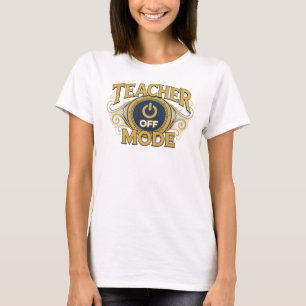 T-shirt Or Classique Or MODE D'ENSEIGNEMENT DÉSACTIVÉ Impr