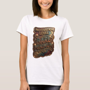 T-shirt Or Crisp MOTIVATION NIVEAU MINIMUM VITAL