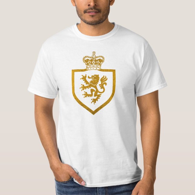 T-shirt Or de roi de lion (Devant)