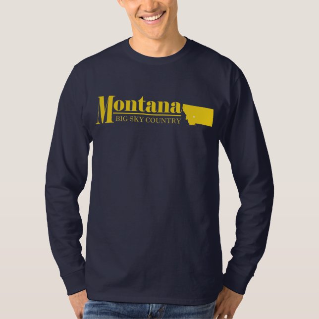T-shirt Or du Montana (Devant)