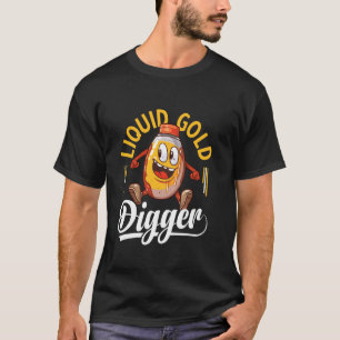 T-shirt Or Liquide Pour Prélèveuse d'Arbre à Érable