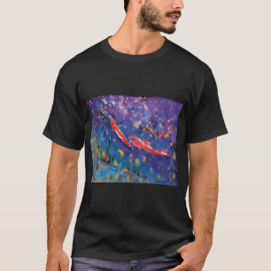 T-shirt Or pélagique