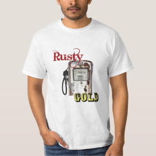 T-shirt Or rouillé