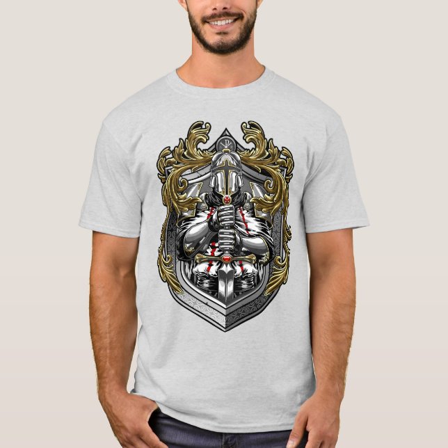 T-shirt Or Templiers (Devant)