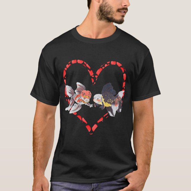 T-SHIRT ORANDA GOLDFISH DUO HEART (Devant)