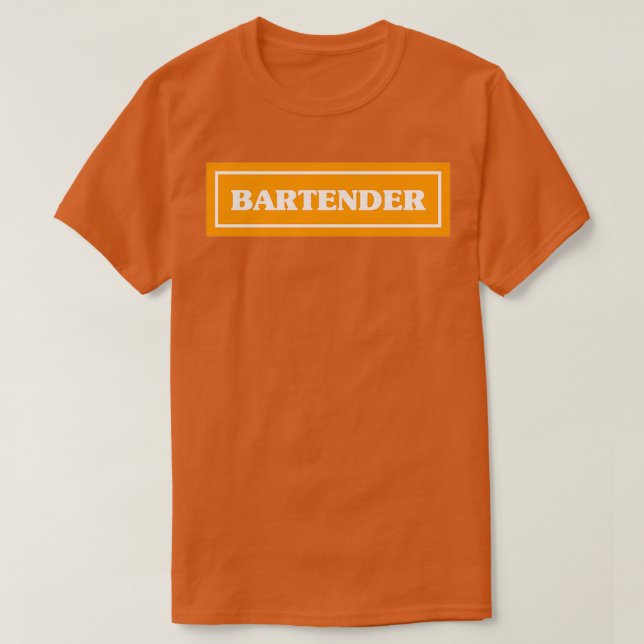 T-shirt Orange (Design devant)