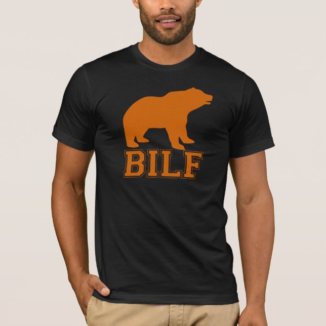 T-SHIRT ORANGE BILF (Devant)