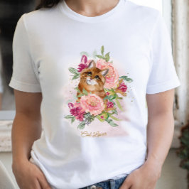 T-shirt Orange Chat Maman Pet Lover Bonne Fête des mères