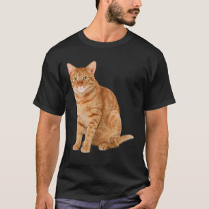 T-shirt Orange Chat Tab Funny Chat Parodie Amoureux des ch