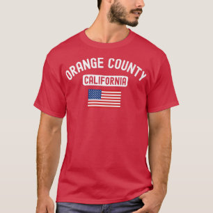 T-shirt Orange County California USA Drapeau Cali Bear Ret