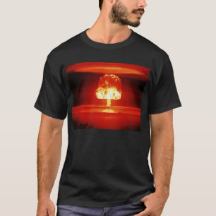 T-shirt Orange de bombe atomique