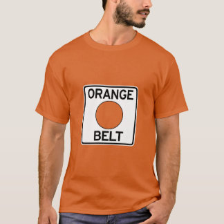 T-shirt orange de ceinture de Pittsburgh