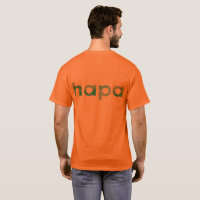 T-shirt orange de Hapa des hommes