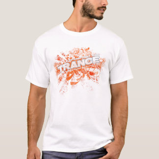 T-shirt Orange de la transe EDM