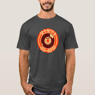 T-shirt Orange du vinyle 45
