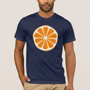 T-shirt orange. hybride