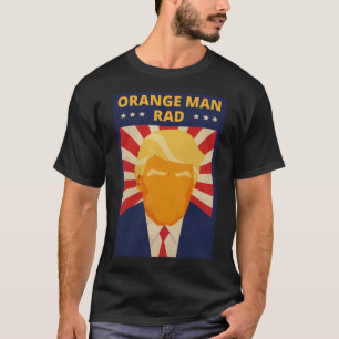 T-shirt Orange Man Rad