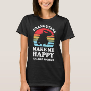 T-shirt Orange Me Rendre Heureux Tu N'As Pas Tellement De