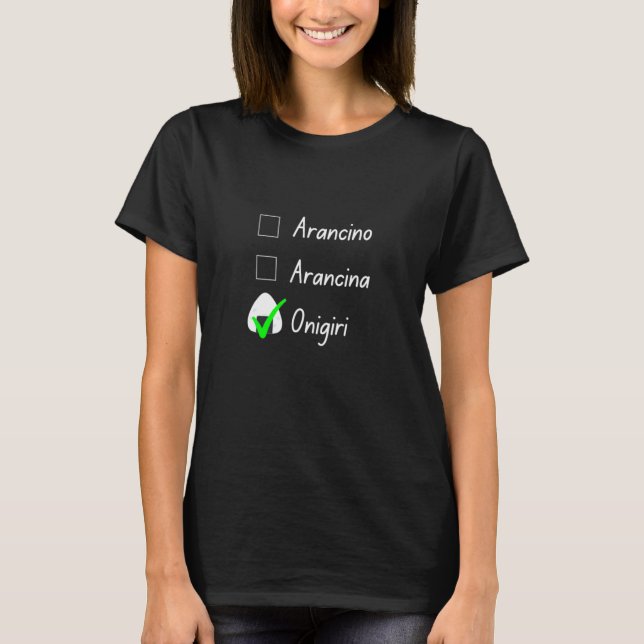 T-shirt Orange Orange ONIGIRI (Devant)