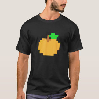 T-shirt Orange Pixel 8 bit Arcade Video Game Matching Cost