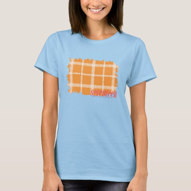 T-shirt Orange Plaid 3 (Devant)