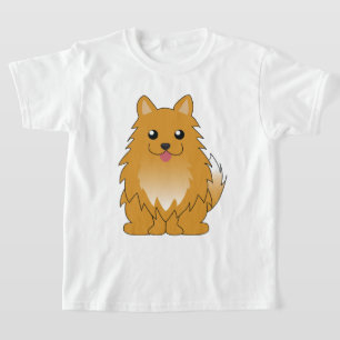 T-shirt Orange Pomeranian