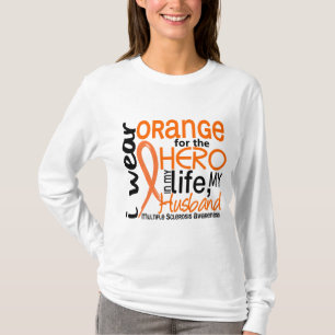 T-shirt Orange pour la sclérose en plaques de millisecond