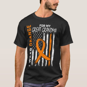 T-shirt Orange pour la sensibilisation à la sclérose en pl
