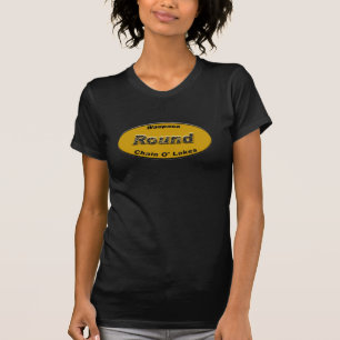T-shirt Orange ronde de plaque minéralogique