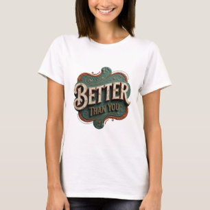 T-shirt Orange stylé MIEUX QUE VOUS Design Moderne