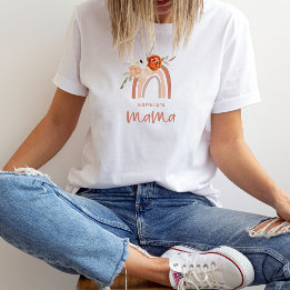 T-shirt Orange Terracotta Boho | Mama Rainbow