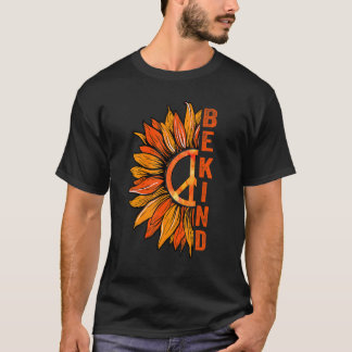 T-shirt Orange Unity Day Anti Bullying Be Kind Sunflower P