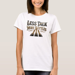 T-shirt Orange vibrant MOINS DE PAROLE PLUS DE BOUTEILLES