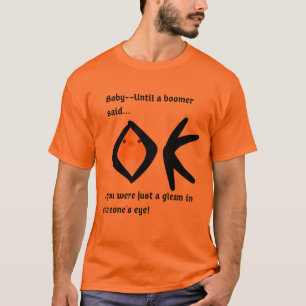 T-shirt Orange'Gleam in Eye' Boomerangé