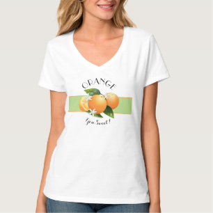 T-shirt Oranges Fleurs d'agrumes