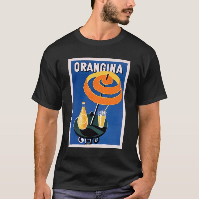 T-shirt Orangina Drink Poster Classic (Devant)